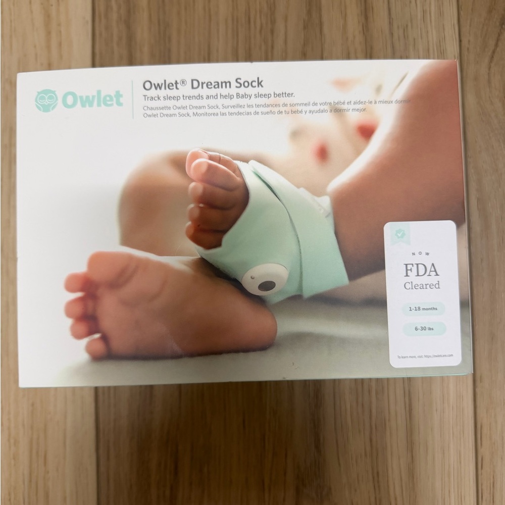 Owlet Dream Sock in Mint Green